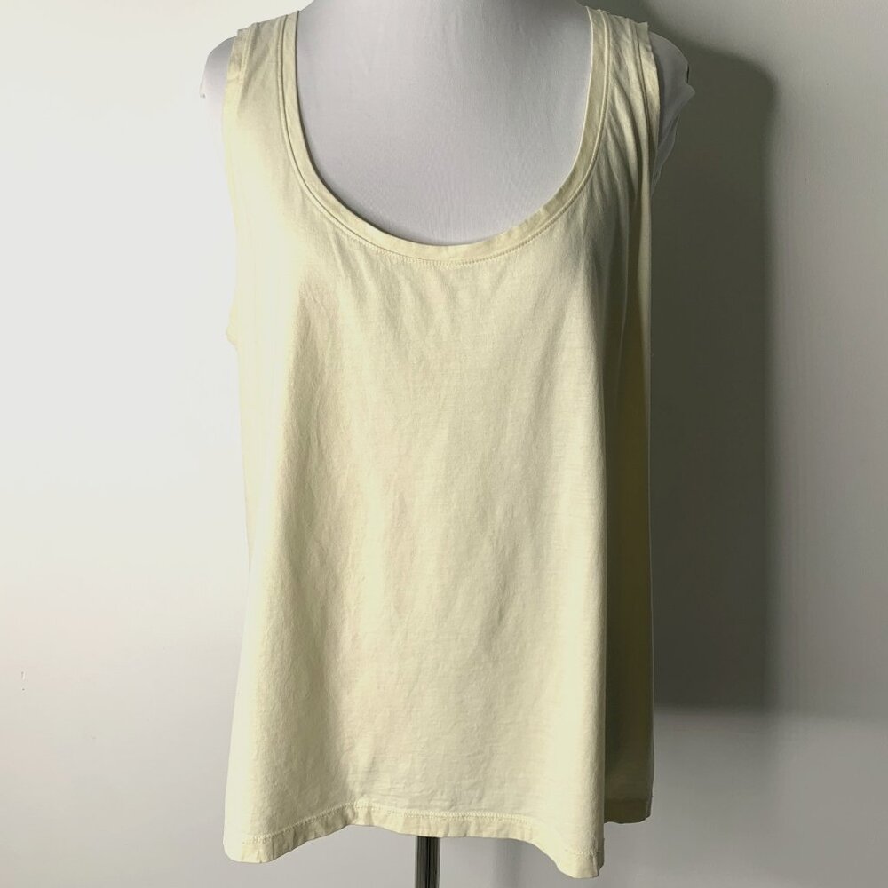 Pure J. Jill Sleep Women's Cream Tank Top Size Large Petite